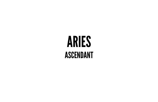 Aries ascendant